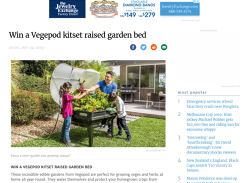 Win a Vegepod kitset raised garden bed