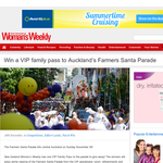 Win a VIP family pass to Auckland?s Farmers Santa Parade