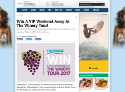 Win a VIP weekend away at The Winery Tour
