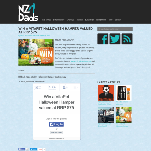 Win a VitaPet Halloween Hamper valued at RRP $75