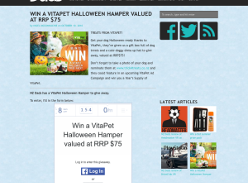 Win a VitaPet Halloween Hamper valued at RRP $75