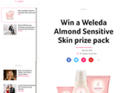 Win a Weleda Almond Sensitive Skin prize pack