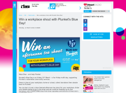 Win a workplace shout with Plunket's Blue Day