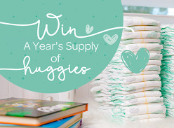 Win a Year’s Supply of Huggies Nappies
