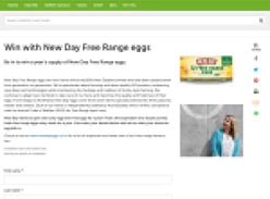 Win a year's supply of New Day Free Range eggs