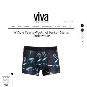 Win A Year's Worth of Jockey Men's Underwear