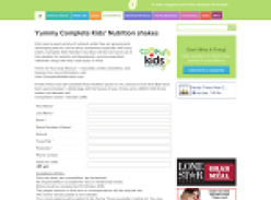 Win a Yummy Complete Kids? Nutrition shakes 