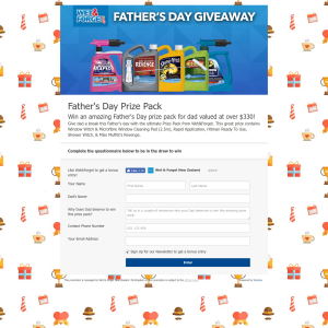 Win an amazing Father's Day prize pack