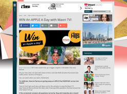 Win an APPLE a day with Maori TV