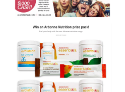 Win an Arbonne Nutrition prize pack