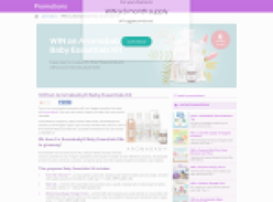 Win an Aromababy Baby Essentials Kit