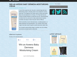 Win an Aveeno Baby Dermexa Moisturising Cream