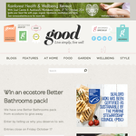 Win an ecostore Better Bathrooms pack!