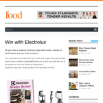 Win an Electrolux Appliance