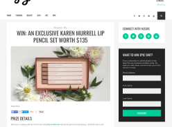 Win An Exclusive Karen Murrell Lip Pencil Set Worth $135
