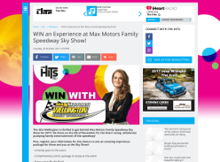 Win an Experience at Max Motors Family Speedway Sky Show