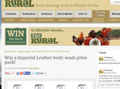 Win an Imperial Leather body wash prize pack!