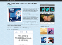 Win an Oral-B PRO5000 toothbrush 