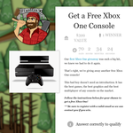 Win an Xbox One Console