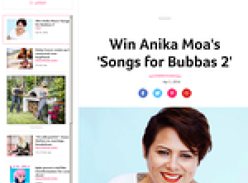 Win Anika Moa's 'Songs for Bubbas 2'