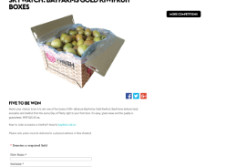 Win Bayfarms Gold Kiwifruit Boxes