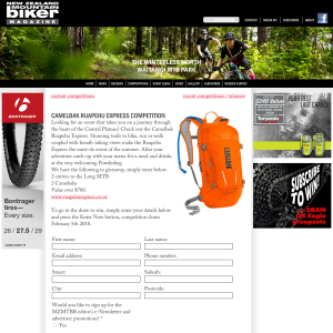 Win Camelbak and entries to the Long MTB