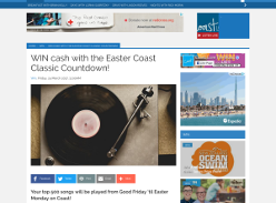 WIN cash with the Easter Coast Classic Countdown!
