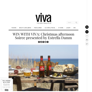Win Christmas afternoon Soiree presented by Estrella Damm