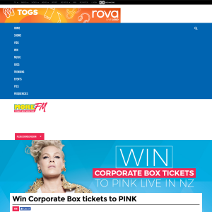 Win Corporate Box tickets to PINK