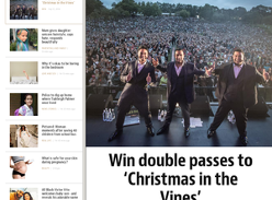 Win double passes to 'Christmas in the Vines'