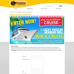 Win Dream Cruise Competition