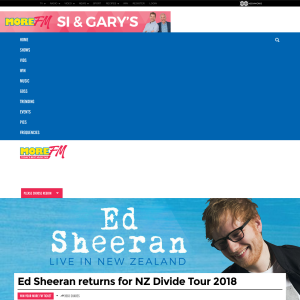 Win Ed Sheeran returns for NZ Divide Tour 2018