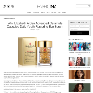 Win! Elizabeth Arden Advanced Ceramide Capsules Daily Youth Restoring Eye Serum