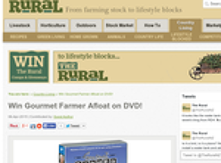Win Gourmet Farmer Afloat on DVD!
