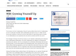 Win Growing Yourself Up