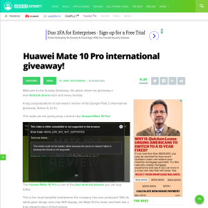 Win Huawei Mate 10 Pro
