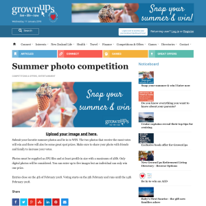 Win in the Summer photo competition