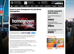 Win Jim Beam Homegrown VIP upgrade for two people and more