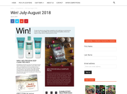 Win July-August 2018 prizes