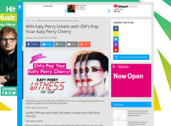Win Katy Perry tickets with ZM's Pop Your Katy Perry Cherry