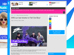 Win last tickets to Fall Out Boy