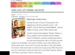 Win Life of Crime on DVD