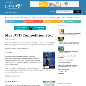 Win May DVD Competition 2017