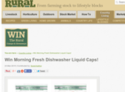 Win Morning Fresh Dishwasher Liquid Caps!