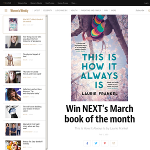 Win NEXT's March book of the month