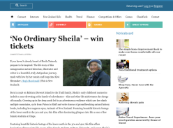 Win ‘No Ordinary Sheila’ tickets
