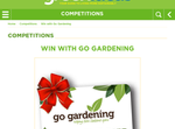 Win one of 10 Go Gardening gift cards