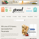 Win one of 10 Kereru tea towels from Pauanesia