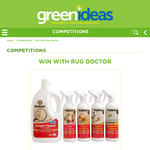 Win one of 10 Rug Doctor mixed product prize packs