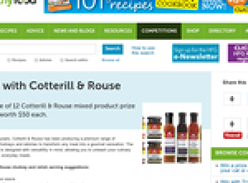 Win one of 12 Cotterill & Rouse mixed product prize packs, worth $50 each
